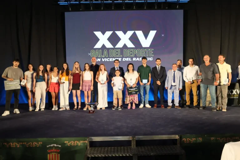 Éxito rotundo de la XXV Gala del Deporte de San Vicente del Raspeig
