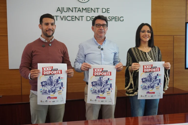 San Vicente del Raspeig celebrará el próximo 29 de mayo su XXV Gala del Deporte.
