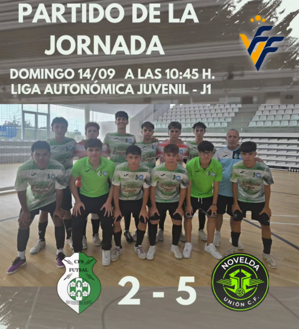 El Futsal San Vicente juvenil cae en su debut liguero (2-5)