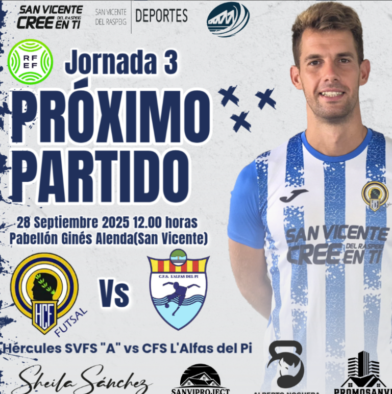 El Hércules San Vicente busca su primera victoria ante L’Alfas del Pi