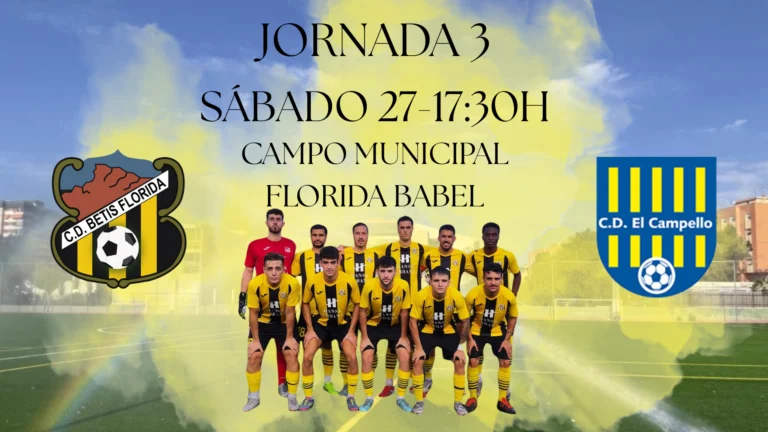 El Betis Florida busca su primera victoria ante El Campello.