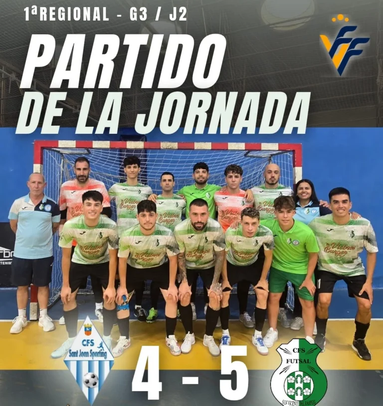Futsal San Vicente logra revancha y vence 5-4 a San Juan