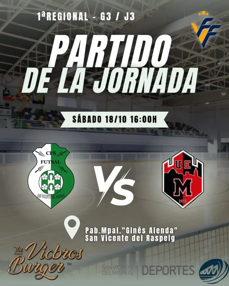 Futsal San Vicente busca reafirmar su liderazgo ante el Monóver