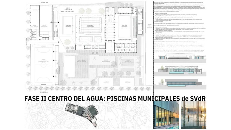 Dos empresas se presentan al concurso convocado por el Ayuntamiento para adjudicar las obras del Centro del Agua de San Vicente del Raspeig