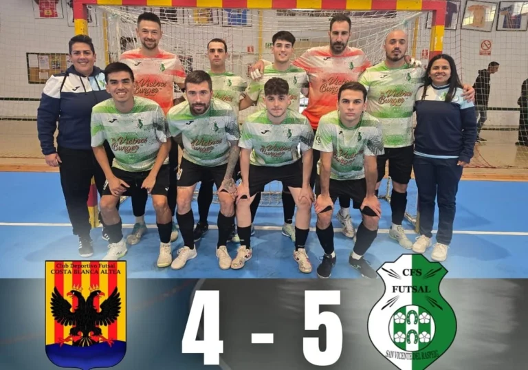 El Futsal San Vicente se lleva un partidazo vibrante en Altea