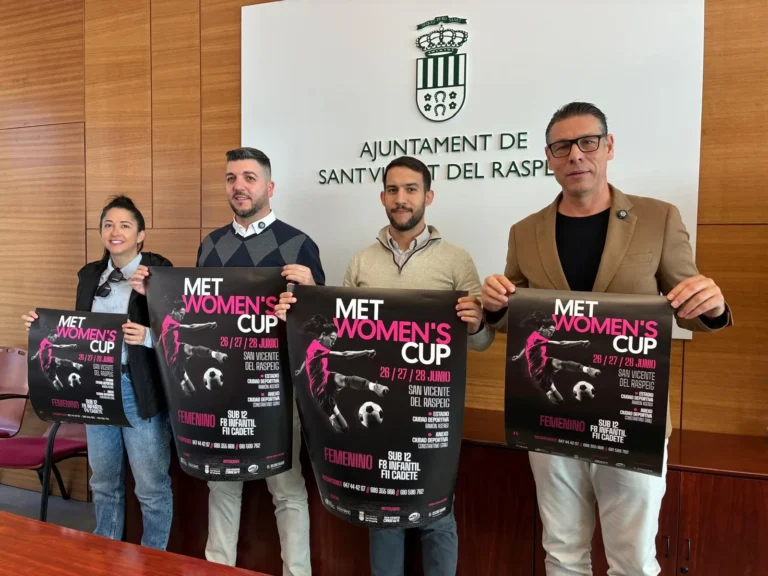 San Vicente del Raspeig convoca el primer Campeonato Met Women’s Cup de Fútbol Femenino
