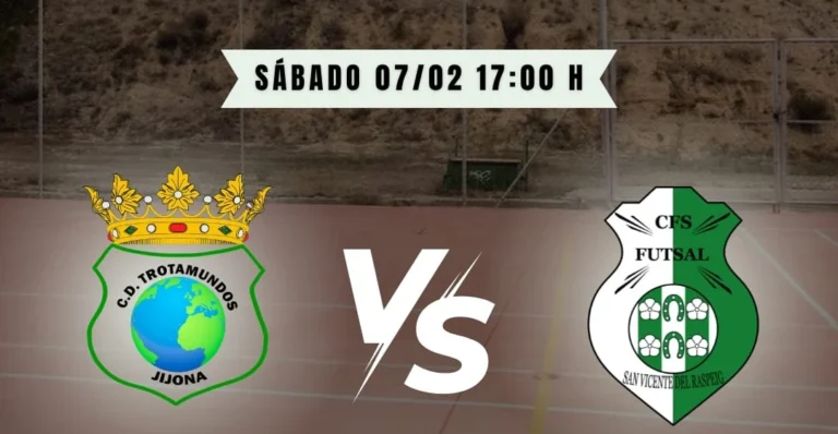 Futsal San Vicente visita al CD Trotamundos Jijona