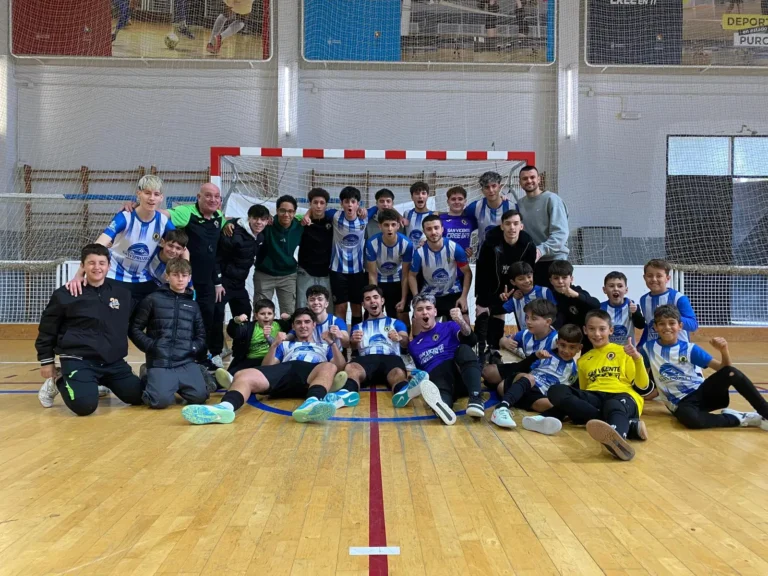 El juvenil del Hércules Futsal arrasa a La Nucía B y sigue soñando con el ascenso (16-2)
