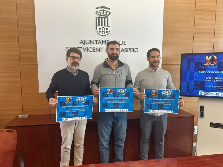 San Vicente del Raspeig se consolida como capital del ajedrez con el Open Internacional, el mejor torneo de España