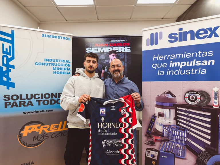 Juan Carlos Sempere, nuevo fichaje de Horneo BM Alicante para la próxima temporada