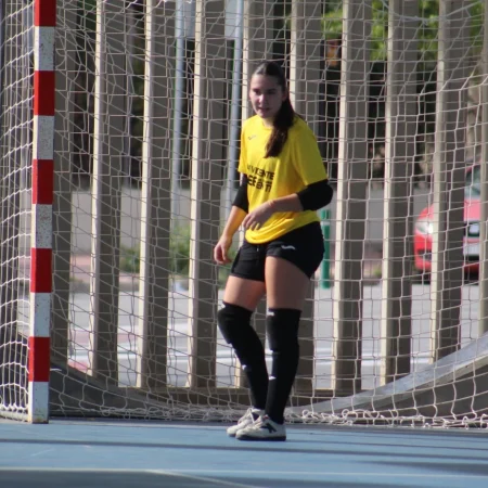 Lucia Valenzuela con el Hércules Futsal